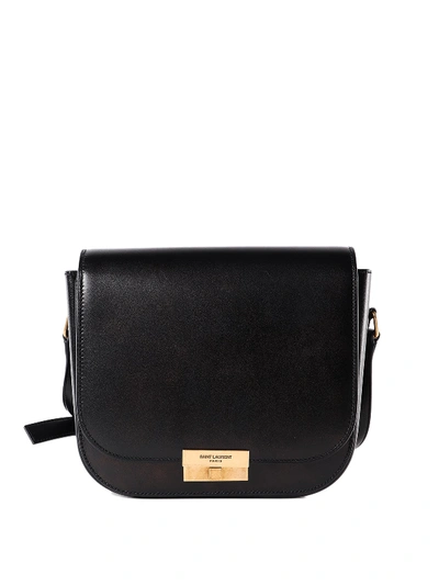 Saint Laurent Betty Smooth Leather Satchel Bag In Black