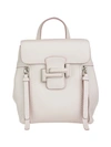 Tod's Double T Light Pink Leather Backpack