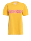 Alberta Ferretti Days Of The Week Wednesday T-shirt In Yellow