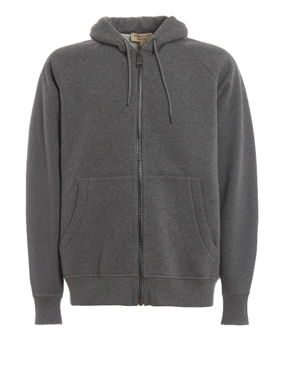 Burberry Dunbridge Grey Zipped Hoodie