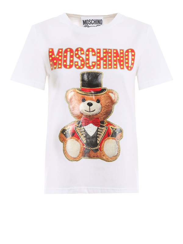 shirt with teddy bear logo
