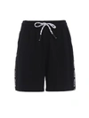 MCQ BY ALEXANDER MCQUEEN SHORT PANTS WITH LOGO BANDS