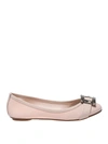 ANNA BAIGUERA ANNETTE FLEX LIGHT PINK CANVAS FLATS