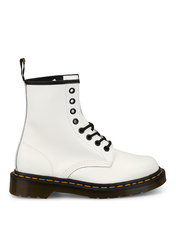 dr martens white shoes