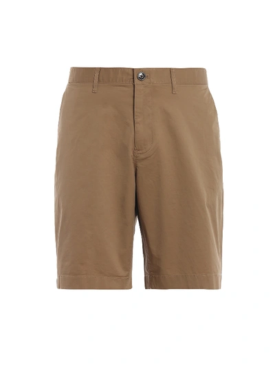 Michael Kors Rear Patched Plain Shorts In Light Brown