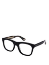 GUCCI BLACK SQUARE FRAME EYEGLASSES