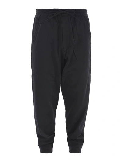 Y-3 New Classic Cuffed Jogging Trousers In Black