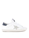 GOLDEN GOOSE SUPERSTAR WHITE LEATHER LOW-TOP SNEAKERS