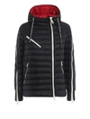 Moncler Stockholm Hooded Lightweight Down Jacket In Black