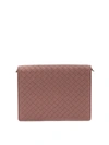 BOTTEGA VENETA INTRECCIATO LEATHER CHAIN WALLET