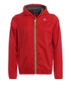 K-way Kids' Le Vrai Victor Zip Jacket In Red