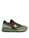 NEW BALANCE SUEDE AND TECH FABRIC 998 RUNNING SHOES