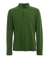 DRUMOHR LONG SLEEVE BRIGHT GREEN JERSEY POLO SHIRT