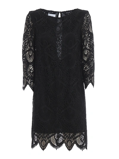 Dondup Women's  Black Polyester Dress