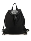 MCQ BY ALEXANDER MCQUEEN SWALLOW PATCH NYLON SACK BACKPACK