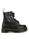 Dr. Martens' Dr Martens 1460 Alternative Buckle Chunky Leather Boot In Black In Black