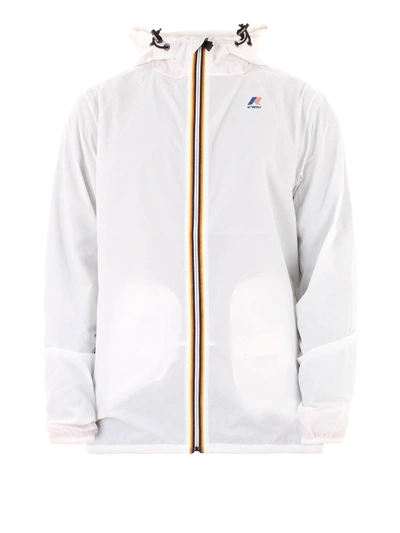 K-way Le Vrai 3.0 Claude Waterproof Jacket In White K01