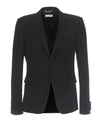 SAINT LAURENT BLACK WOOL BLAZER