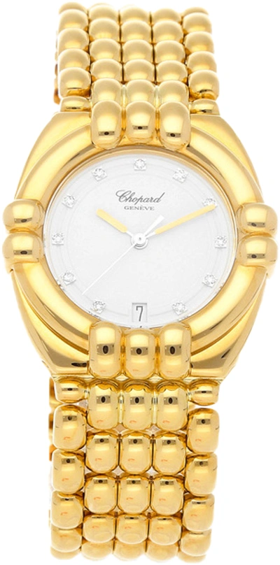 Pre-owned Chopard Gstaad 33/2916 In Yellow Gold