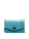 MULBERRY DARLEY S LIGHT BLUE LEATHER BAG