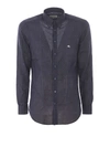 ETRO MICRO PATTERNED COTTON AND LINEN BD SHIRT