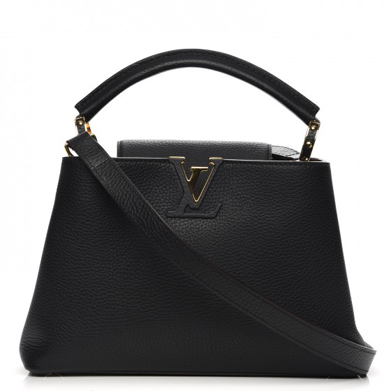 Pre-Owned Louis Vuitton Top Handle Capucines Taurillon Bb Noir Black ...