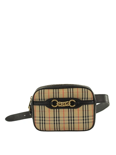 Burberry The 1983 Check Link Bum Bag In Beige