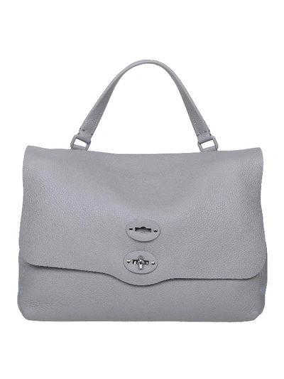 Zanellato Postina M Pura Grey Leather Bag