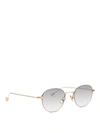 EYEPETIZER OLIVIER GOLD-TONE METAL SUNGLASSES