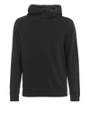 DONDUP FADED BLACK COTTON HOODIE