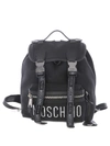 MOSCHINO BLACK NEOPRENE BACKPACK