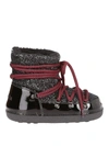 DSQUARED2 Laces detailed glittered snow boots