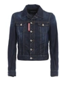 DSQUARED2 CLASSIC DENIM JACKET WITH LOGO APPLICATION