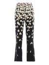 VALENTINO SNOWDROP CREPE COUTURE TROUSERS