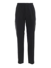 HELMUT LANG TECHNO WOOL PULL-ON TROUSERS