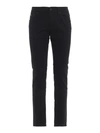 DOLCE & GABBANA BLACK DENIM SKINNY JEANS