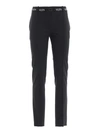 VALENTINO ELASTICATED VLTN BELT WOOL TROUSERS