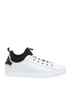 Dsquared2 Inner Sock White Sneakers In White