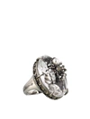 ALEXANDER MCQUEEN SPIDER CRYSTAL DETAILED RING