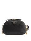 Prada Odette Black Leather Logo Detailed Belt Bag