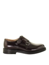 CHURCH'S LAMBOURN POLISHED LEATHER MONK STRAPS