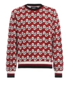 DOLCE & GABBANA ALL OVER DG PRINT COTTON SWEATSHIRT