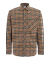 BURBERRY CANWELL CHECK COTTON POPLIN SHIRT