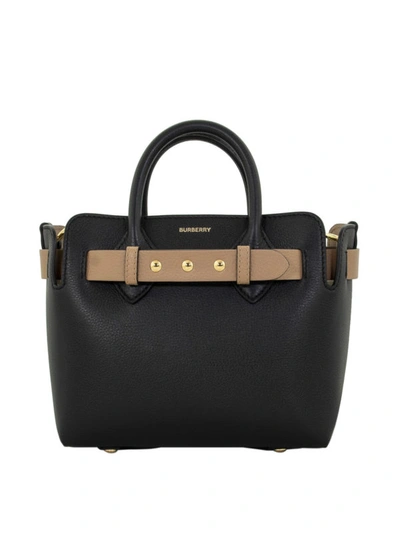 Burberry The Small Leather Triple Stud Belt Bag In Black