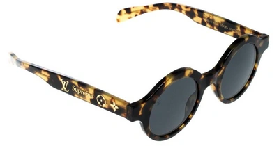 Pre-owned Supreme  X Louis Vuitton Downtown Sunglasses Tortoise Shell