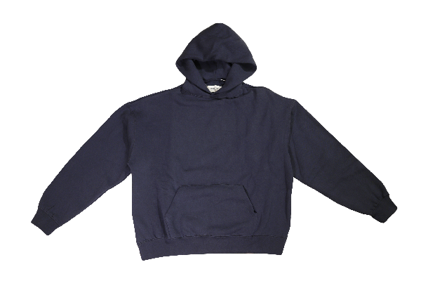 Pre-Owned Fear Of God Essentials Graphic Pullover Hoodie Navy | ModeSens