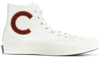 Pre-owned Converse Chuck Taylor All-star 70 Hi Woodmark Wool Ivory (w) In Egret/mars Stone-soba