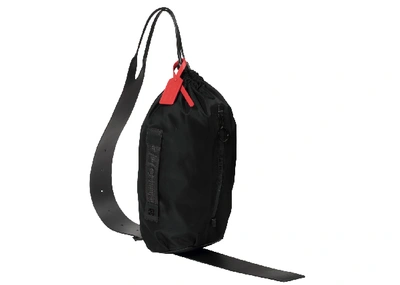 Pre-owned Off-white Technical Backpack Red Tag Black