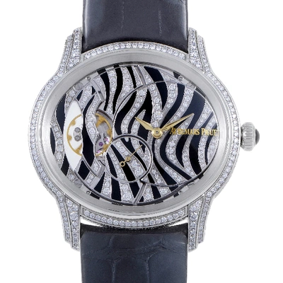 Pre-owned Audemars Piguet Millenary 77249bc.zz.a102cr.01 In White Gold