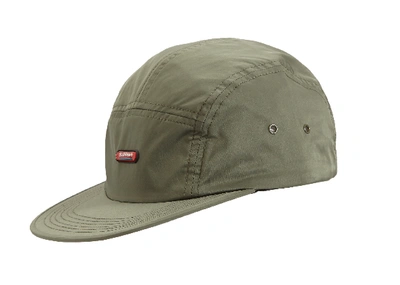 Pre-owned Supreme Clear Patch Camp Cap Olive